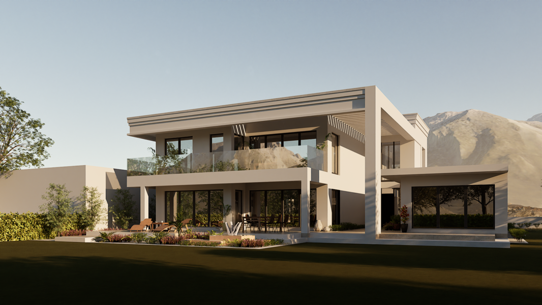 3D-rendering - Villa 